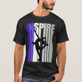 T-shirt Inspirational Motivational Ice Skating Instructor 