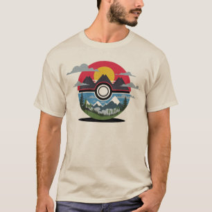 T-shirt Inspiré de la nature et du jeu