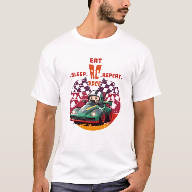 T-shirt Inspired by Passion for Racing and Models (Front)