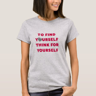 T-shirt Inspirer Le Texte Pour Se Trouver Penser Par Vous-