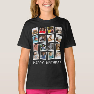 T-shirt instagram personnalisé Collage photo moderne
