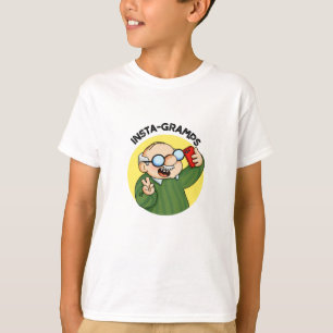 T-shirt Instagramps Funky Social Media Grandpa Pun