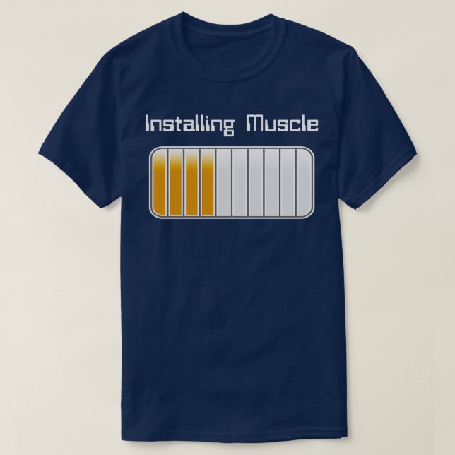 T-shirt Installation des muscles (Design devant)