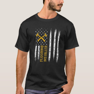 T-shirt Installation du plancher de l'entrepreneur