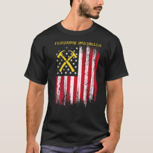 T-shirt Installation du plancher de l'entrepreneur du sous