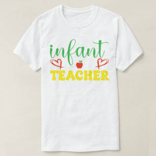 T-shirt institutrice de nouveau à l'école