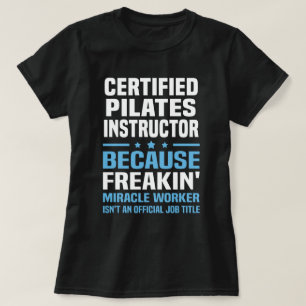 T-shirt Instructeur certifié de Pilates