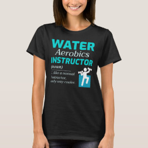 T-shirt instructeur d'aérobic aquatique aqua entraîneur d'