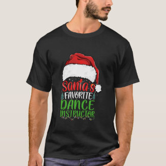 T-shirt Instructeur de danse préférée de père Noël Funny N