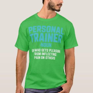 T-shirt Instructeur de fitness Entraîneur personnel Coach 