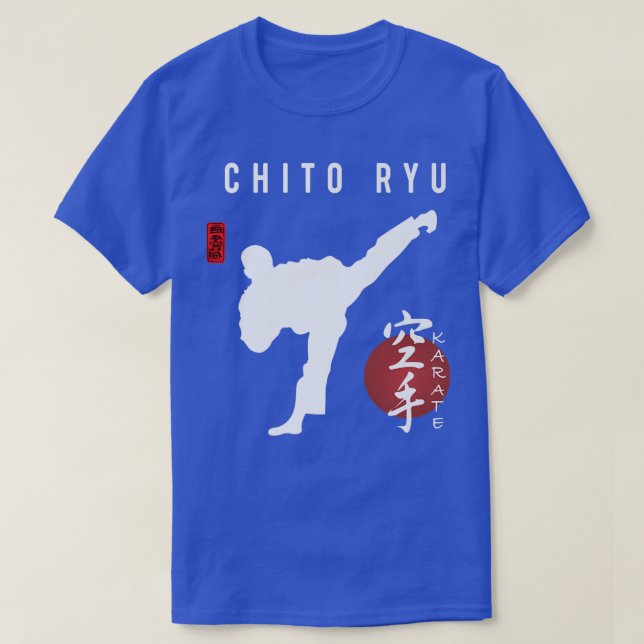 T-shirt Instructeur de karaté Chito Ryu (Design devant)