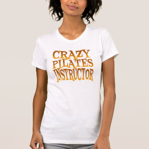 T-shirt Instructeur de Pilates fou en or