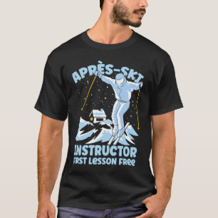 T-shirt Instructeur de ski Apres