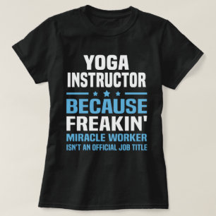 T-shirt Instructeur de yoga