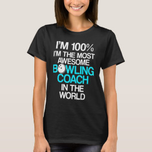 T-shirt Instructeur d'équipe de Bowling Coach 16