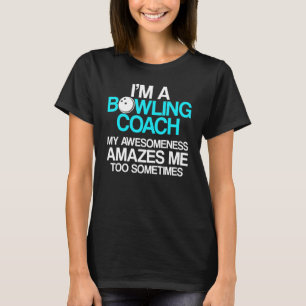 T-shirt Instructeur d'équipe de Bowling Coach 21