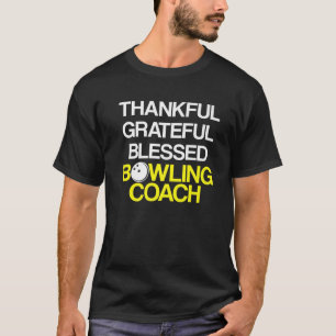 T-shirt Instructeur d'équipe de Bowling Coach Player