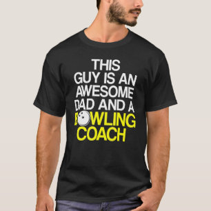 T-shirt Instructeur d'équipe de Bowling Coach Player 35