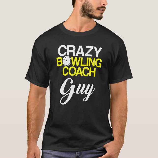 T-shirt Instructeur d'équipe de Bowling Coach Player 6 (Devant)