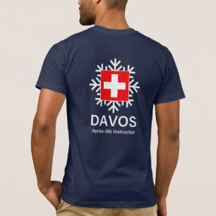 T-shirt Instructeur Suisse d'Apres-Ski de DAVOS