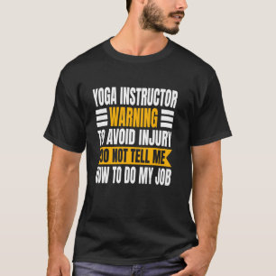 T-shirt Instructrice de yoga Coach Yogini Praticien Yogi G