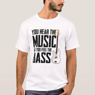 T-shirt Instrument de musique Basse musicienne Baid