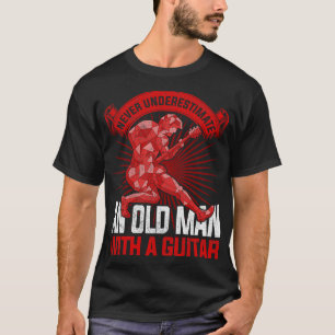 T-shirt Instrument de musique guitariste retraité Lover G