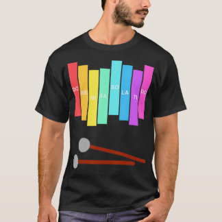 T-shirt Instrument de percussion de Music Xylophone