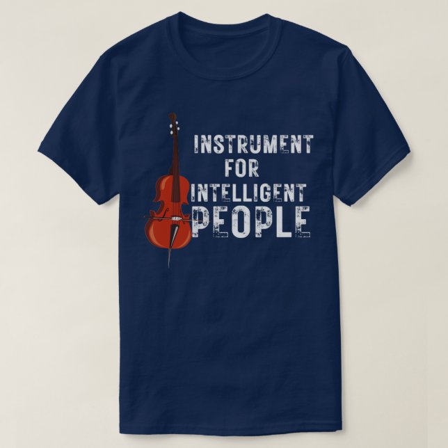 T-shirt instrument de violoncelle pour les personnes intel (Design devant)