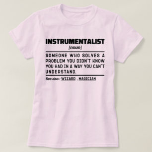 T-shirt Instrumentaliste Noun instructeur aux instruments 