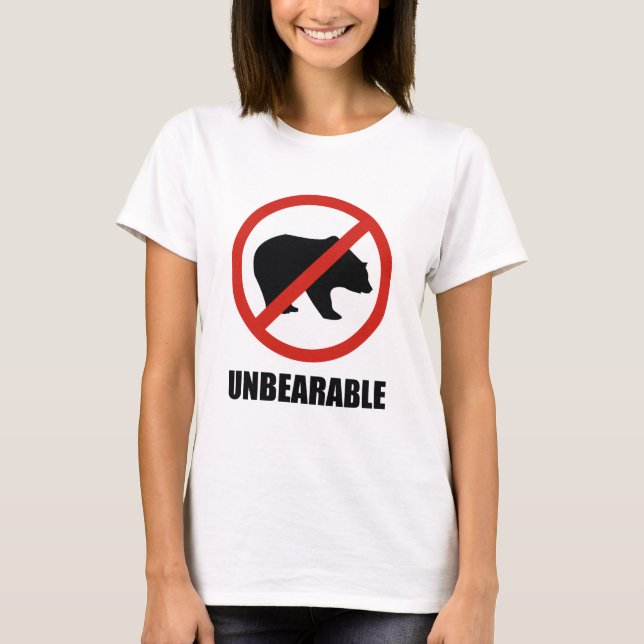 T-shirt Insupportable (Devant)