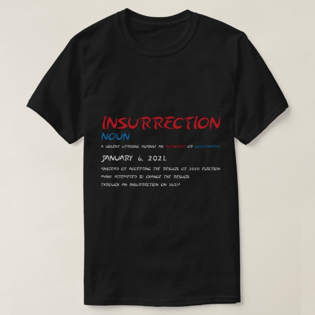 T-shirt Insurrection (Design devant)
