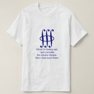 T-shirt Intégrale de volume de ∰