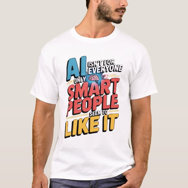 T-shirt Intelligence Artificielle Intelligente Personnes D (Devant)