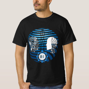 T-shirt Intelligence artificielle, robots, avenir de Cybor