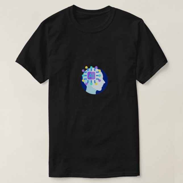 T-shirt intelligence super artificielle (Design devant)