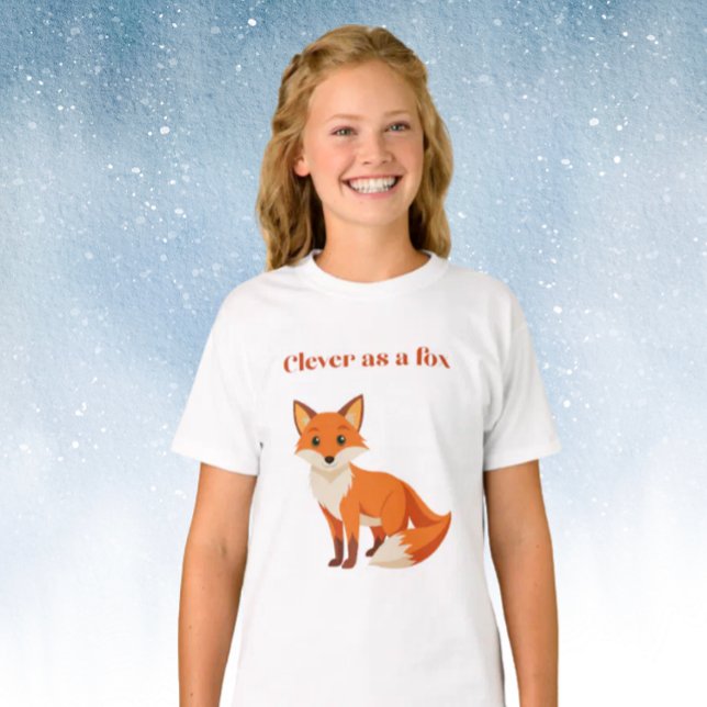 T-shirt Intelligent comme renard (Créateur téléchargé)