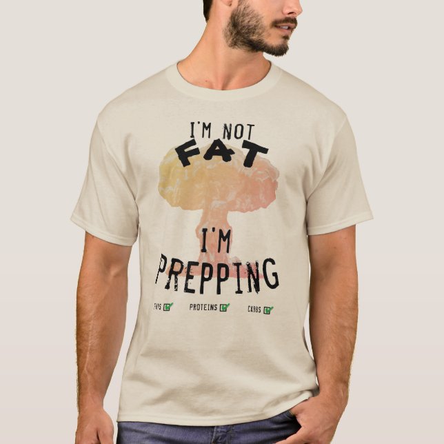 T-shirt intelligent de prepper (Devant)