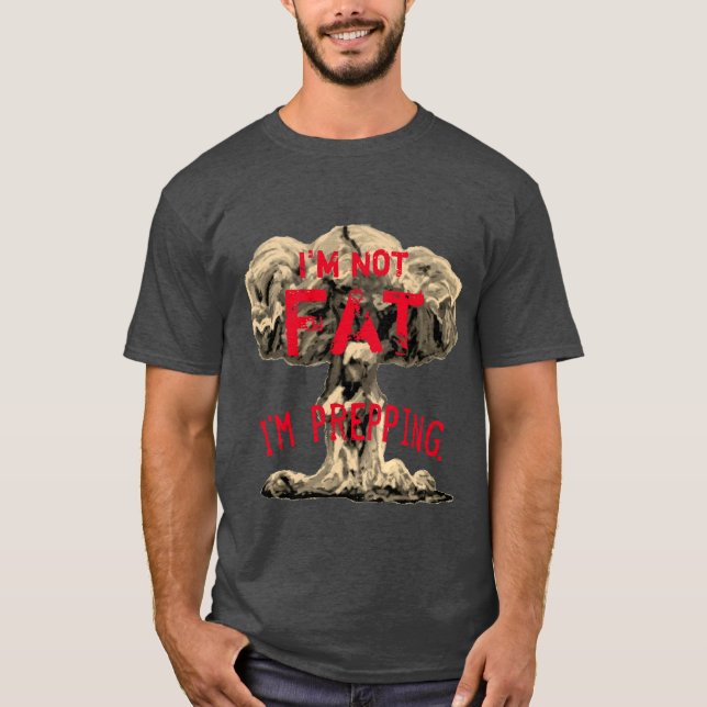 T-shirt intelligent de prepper (foncé) (Devant)