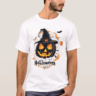 T-shirt intelligent Halloween