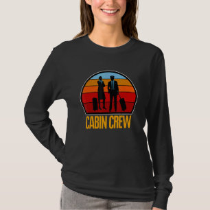 T-shirt Intendance de l'équipage du Cabine aérien