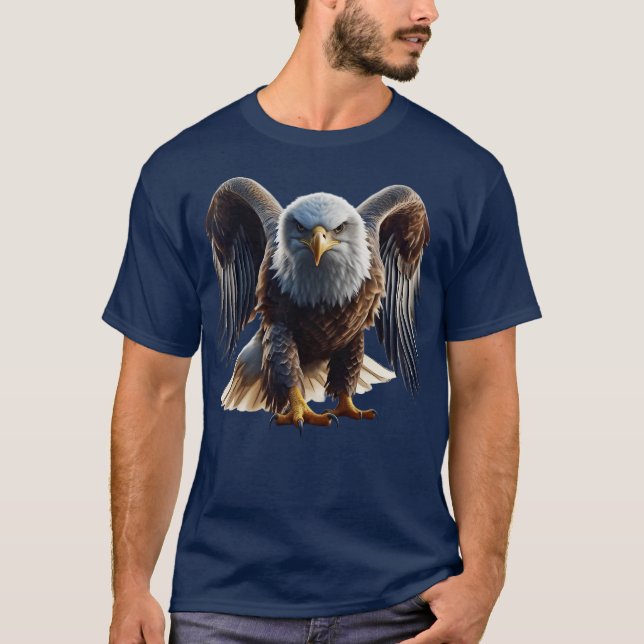 T-shirt Intensely Watching American Eagle (Devant)