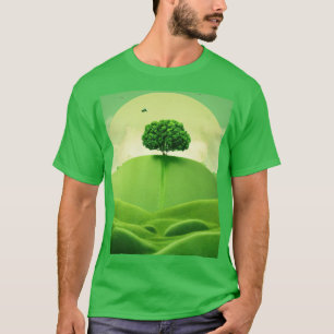 T-shirt "Intentions polluées" - Planète Verte Minimaliste