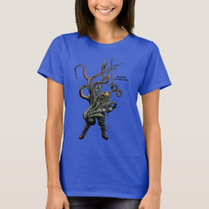 T-shirt Interaction faunique du foie de casque et de la pi