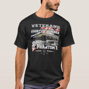 T-shirt intercepteur de jet supersonique F4 Phantom II