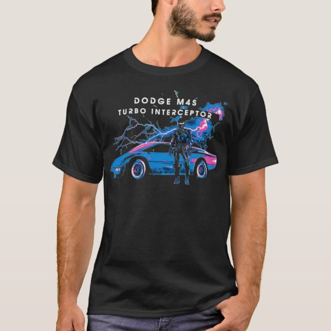 T-shirt Intercepteur Turbo M4S Dodge Wraith (Devant)