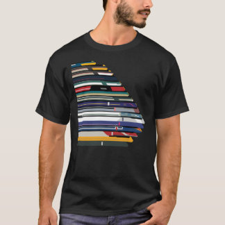 T-shirt Intercity 125 Outline In Liveries   