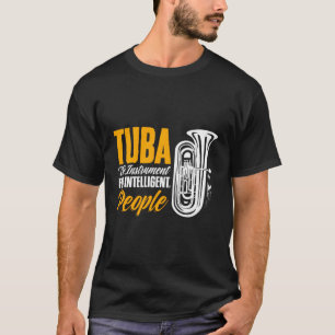 T-shirt Interdiction de Marche du joueur Tuba Tuba de pers