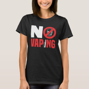 T-shirt Interdiction de vapoter