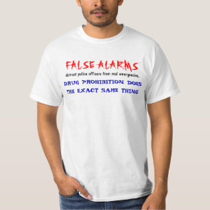 T-shirt Interdiction et fausses alertes